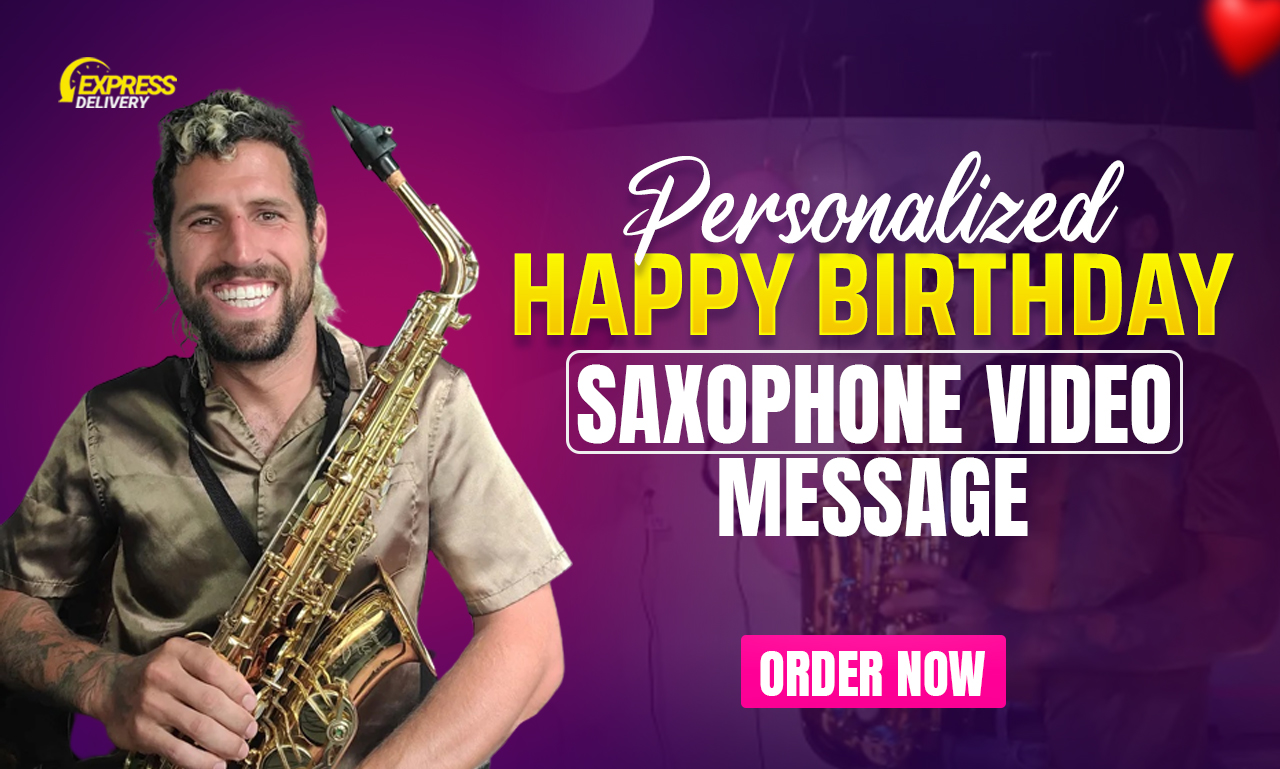 Get A Personalized Happy Birthday Saxophone Legiit