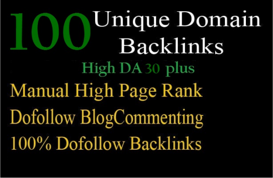 100 Unique Domains Manual Blog Comments Backlinks DA 30+ | Legiit