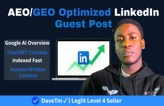 Indexed LinkedIn Guest Post For AI Visibility