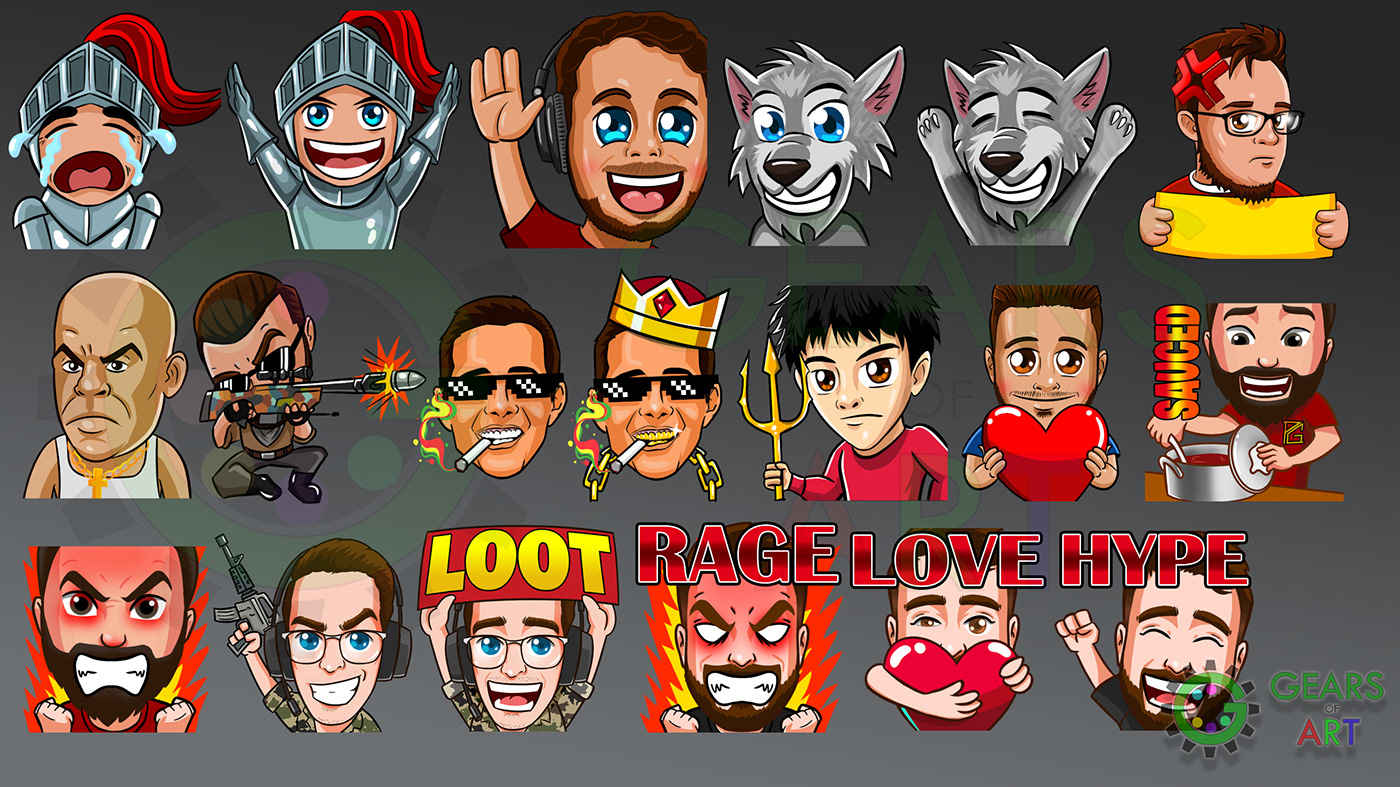 Emotes And Badges For Twitch Streamers Legiit