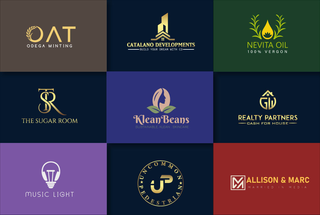 Create luxury minimalist business logo design