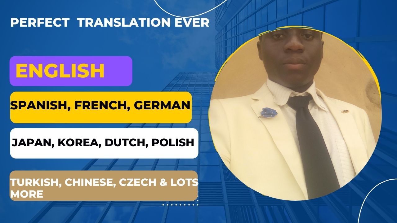 Perfect & Accurate Translation Ever Legiit