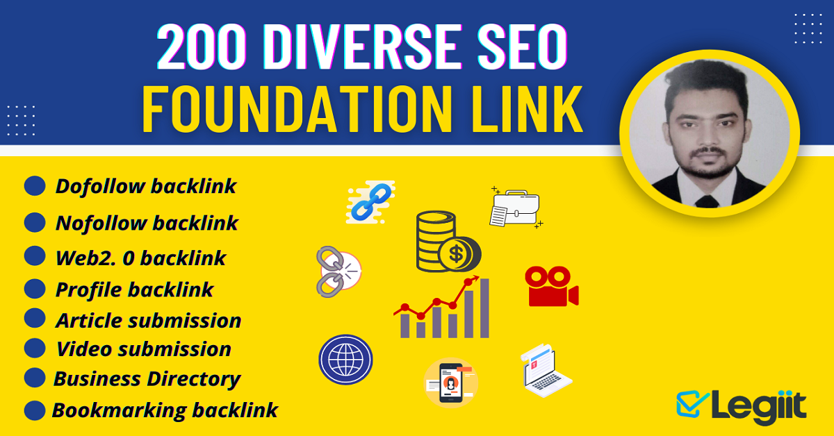 Foundation Link 200 Diverse Backlinks Legiit
