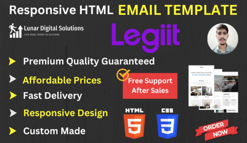 Create A Responsive HTML Email Template | Legiit