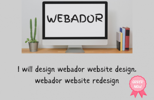 Webador Website Design, Webador Website Redesign. | Legiit