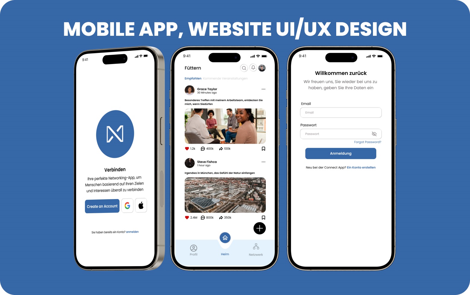 Design Mobile App UI/UX And Website UI Design | Legiit