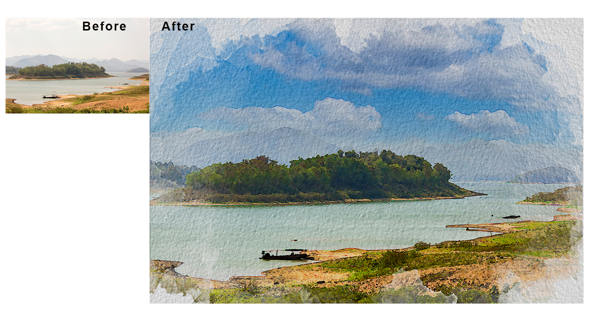 Turn Your Photos Into Stunning Watercolor Painting | Legiit
