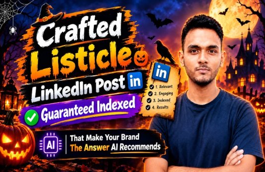Crafted Listicle LinkedIn Post Guaranteed Indexed