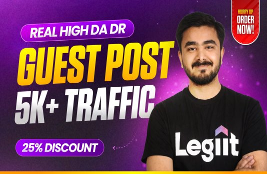 ⏩Real Guest Posts On 5K+ Traffic Sites 🔥 Dofollow