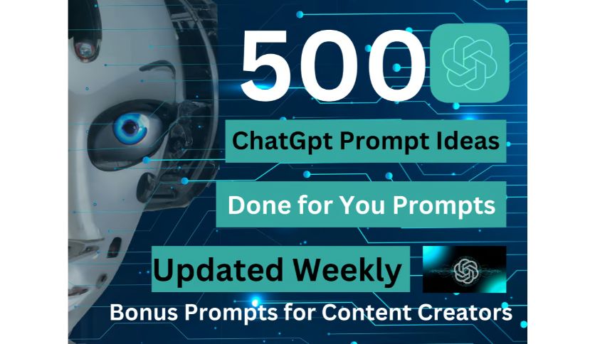 500 ChatGpt Prompts, Done Templates, Bonus Prompts | Legiit