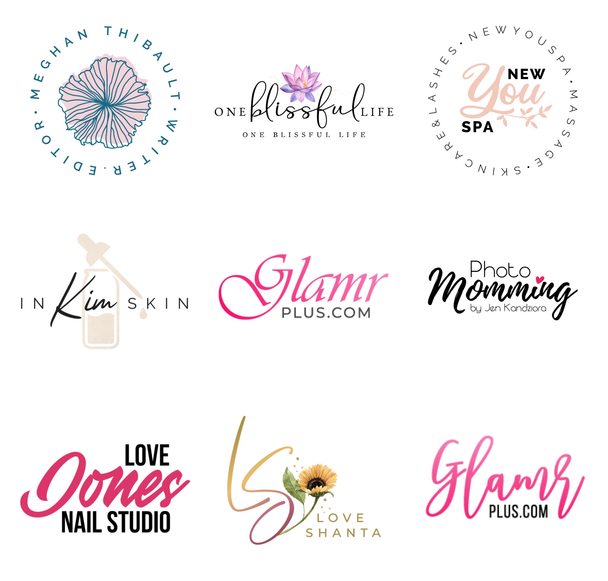 Elegant Luxury Feminine Logo Design Within 24 Hours | Legiit