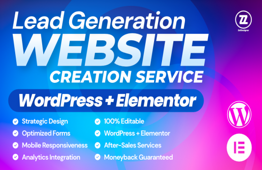 Lead Generation WordPress Website