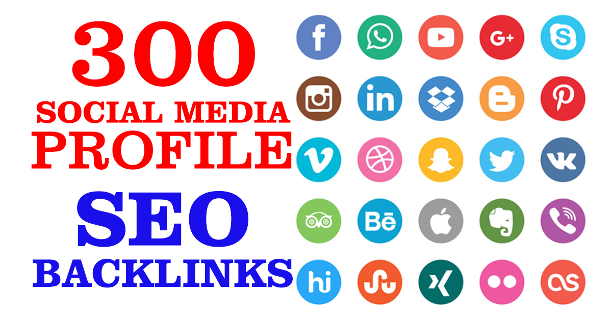 300 High Quality Social Media Profile | Legiit