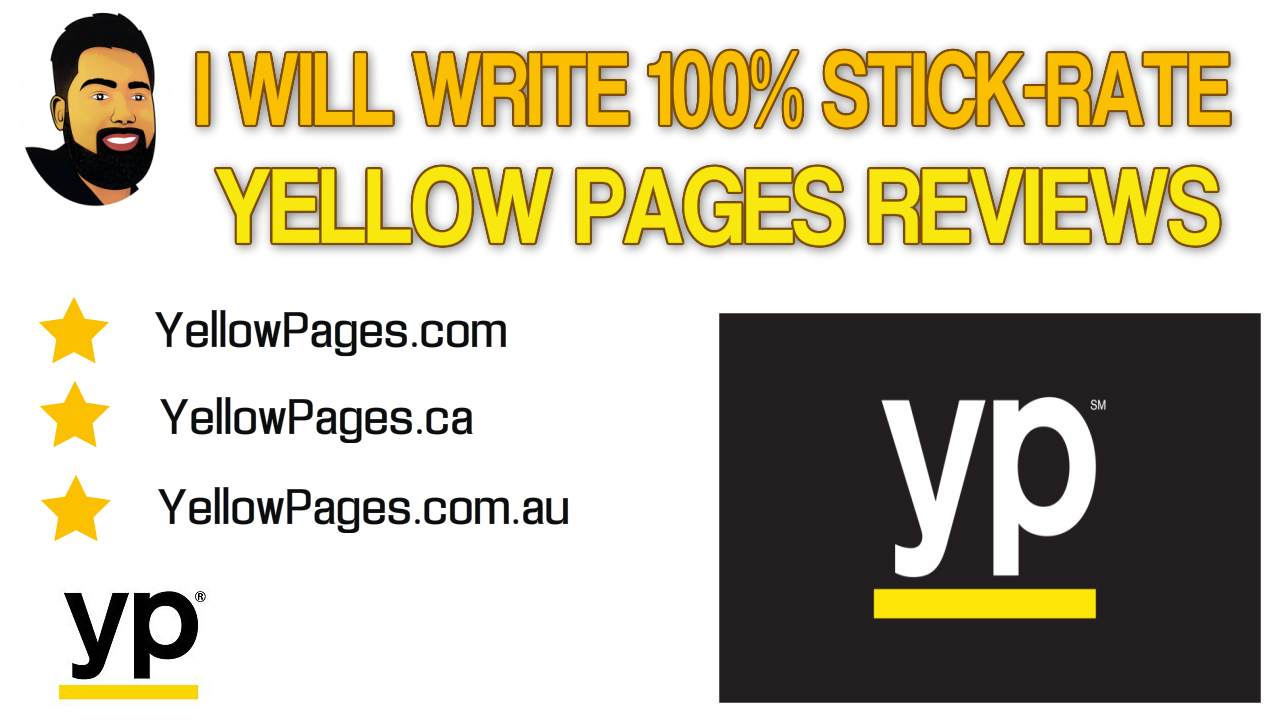 3x Yellow Pages Reviews 100 Stick Rate Guaranteed REAL ACCOUNTS Legiit