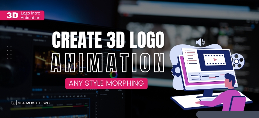 Create 3d Modern Logo Animation And Animated Logo | Legiit