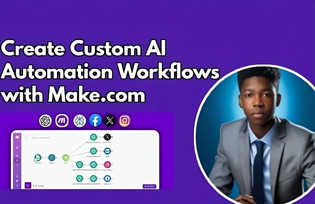 AI Automation with Make.com | Custom Workflow Templates for Business