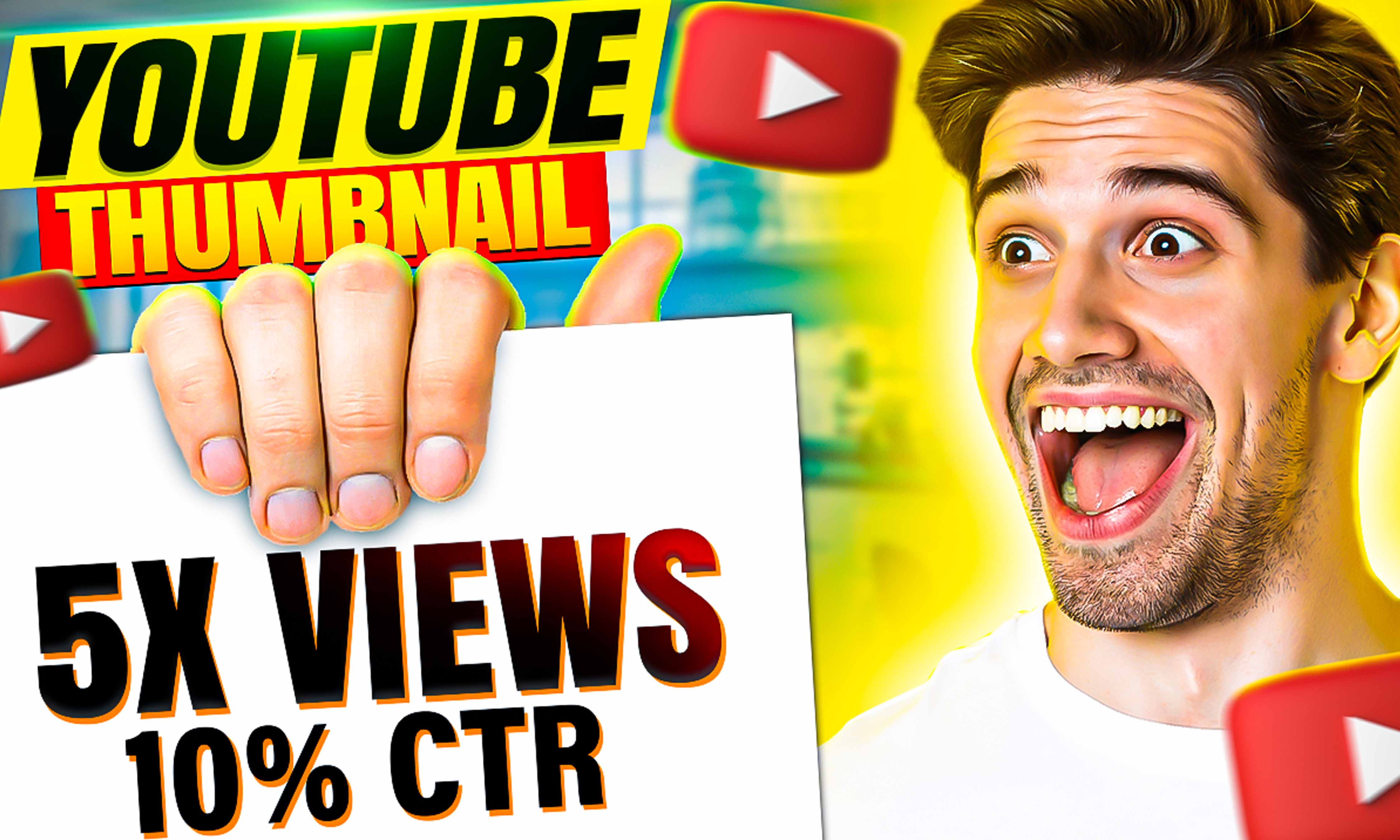 Eye Catchy Youtube Thumbnail | Legiit