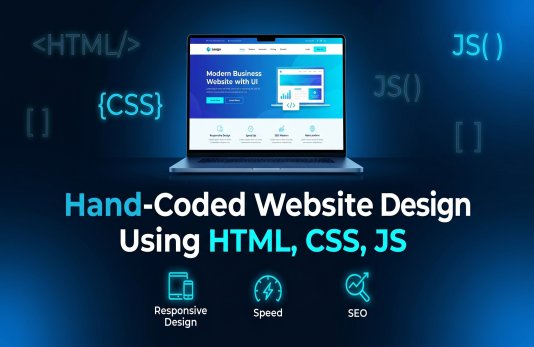 Hand-Coded Website Design Using HTML, CSS, JS | Legiit