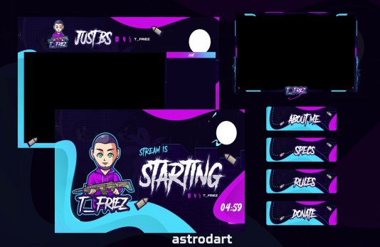 Create A Professional Twitch Stream Overlay | Legiit