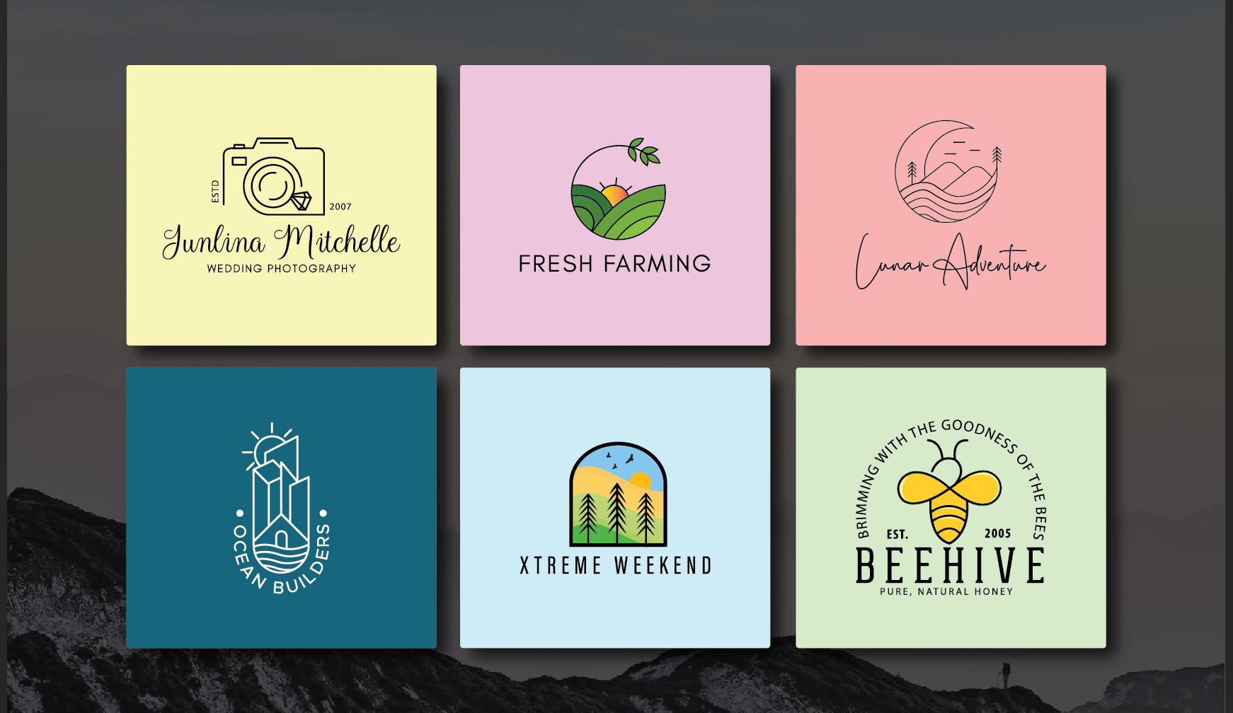 Design Flat Minimalist Line Art Logo Design | Legiit