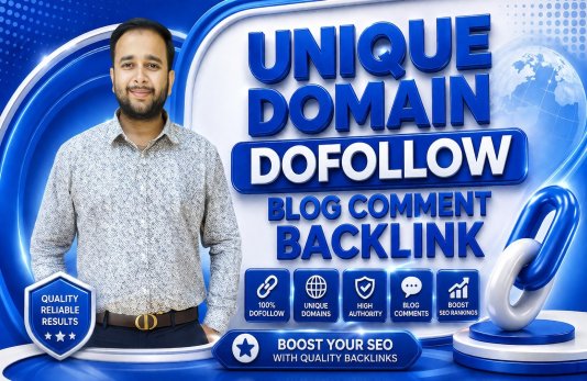 Unique Domain Dofollow Blog Comment Backlink