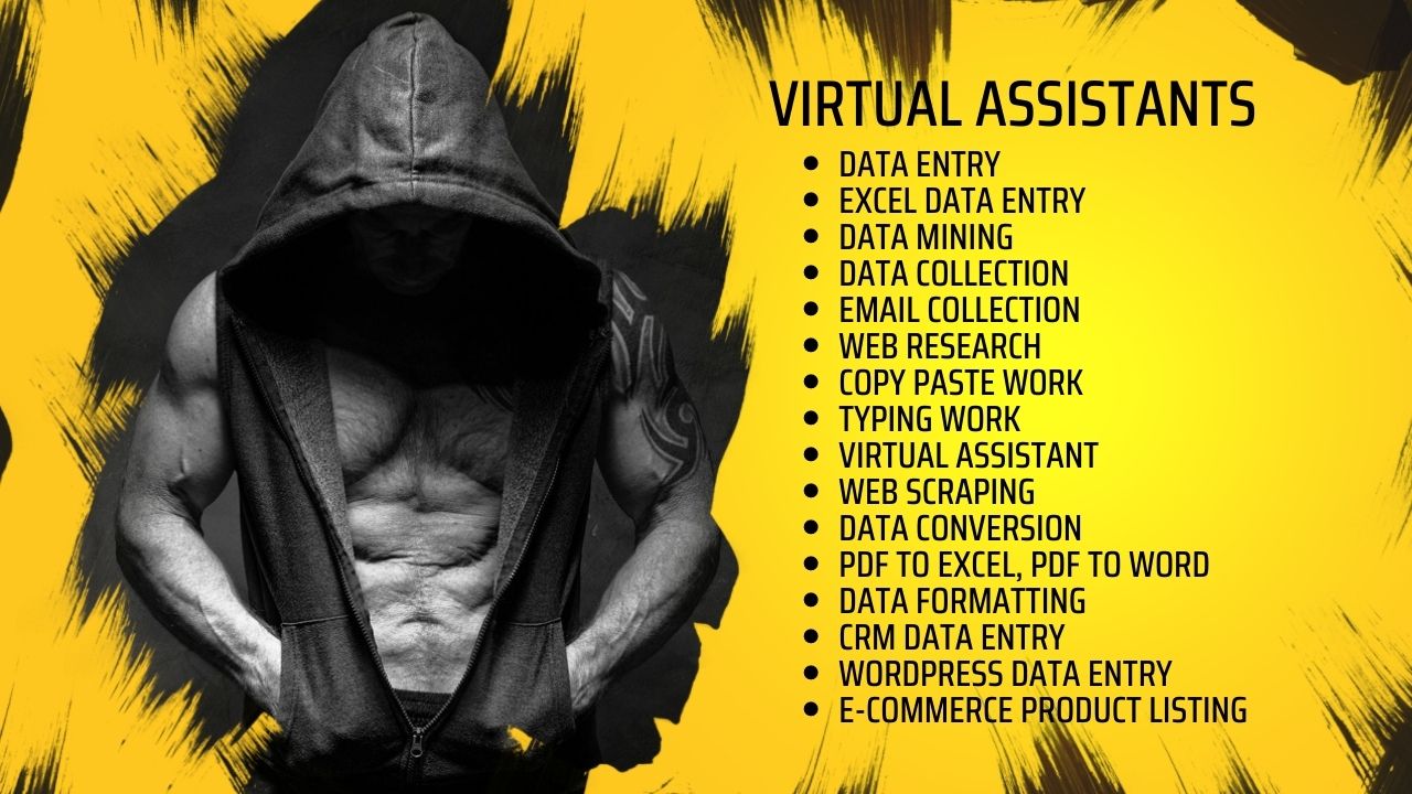 Data Entry, Web Researcher And Pdf Editing/convert | Legiit